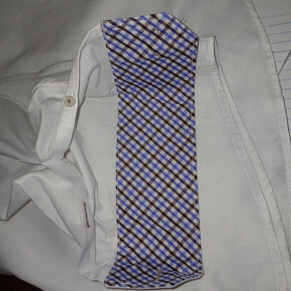 COOGI CLASSIC BUTTON UP LONG SLEEVE WHITE, DRESS SHIRT, MENS XL, - Picture 3 of 9